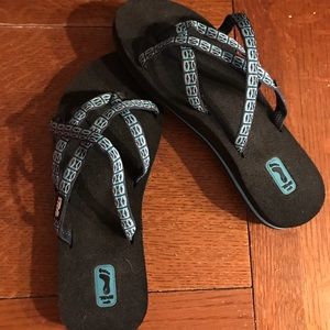 Teva flip flops comfy